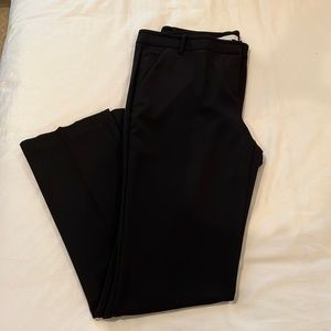 Straight leg black pants